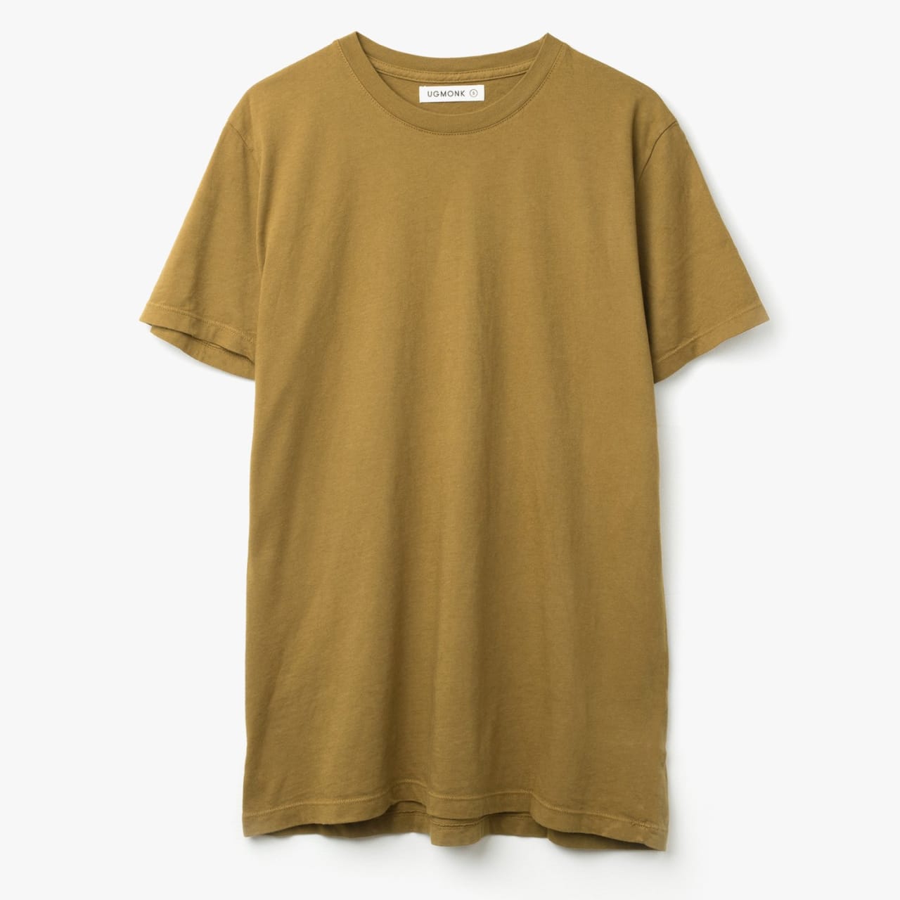 Front of men's Basic Tee in sienna.